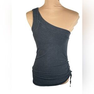 Lululemon Dark Gray One-Shoulder Top Small